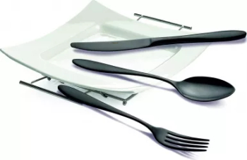 Set tacamuri 6 persoane TITANIUM BLACK JASMINE