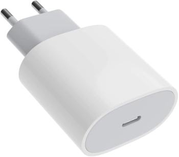 Adaptor pentru iPhone Type-C Fast charge Putere 20 W Flippy Alb 
