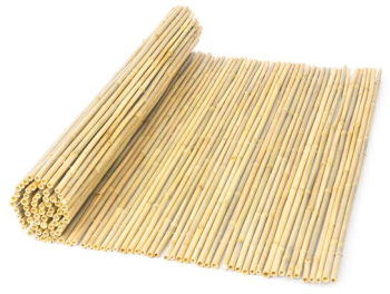 Paravan din bambus 1828 x 1219 mm Protectie vizuala si de vant Bej UV 