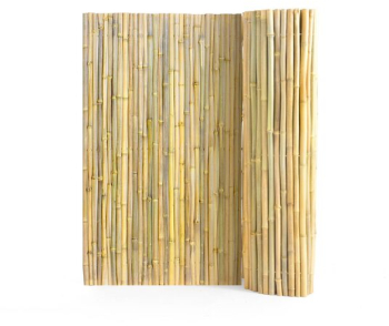 Paravan din bambus 2438 x 1219 mm Protectie vizuala si de vant Bej UV