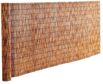Paravan din stuf 5x1.7 m Protectie vizuala si de vant Maro UV