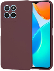 Husa Silicon pentru Honor X6 / X8 5G / 70 Lite Marmalis SoftFlex Plum Red 