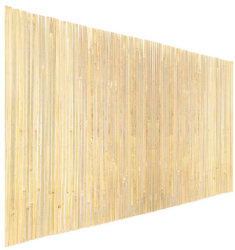 Paravan din bambus 3962 x 1828 mm Protectie vizuala si de vant Bej UV 
