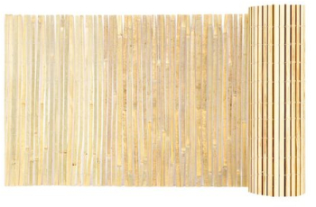 Paravan din bambus 5974 x 914 mm Protectie vizuala si de vant Maro UV