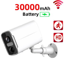Camera de Supraveghere S6A WIFI Full HD 4MP Detectare Miscare Night Vision APP Control Waterproof cu vizionare Live IR 20m 