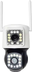 Camera de Supraveghere WIFI PTZ TSS-V28 cu 2 Lentile 2MP/2MP Full HD Night Vision Audio-Video Detectia Miscarii Slot card 
