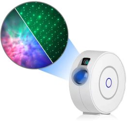 Lampa de veghe tip proiector stele laser cu aplicatie pe telefon galaxii pentru camera compatibila cu TUYA Google Assistant Amazon Alexa 