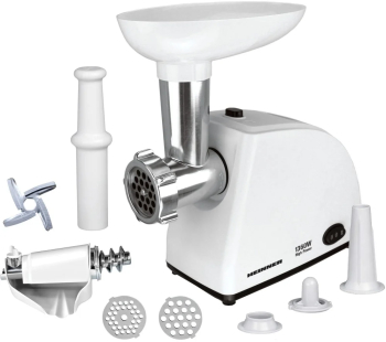 Masina tocat carne electrica motor puternic cuprat 1360w Accesorii rosii si carnati cutit dual din inox cu autoascutire multifunctionala 