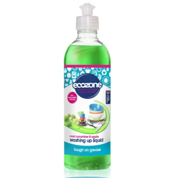 Solutie concentrata pentru spalat vase cu castravete si mar pentru spalat vase Ecozone 500 ml 