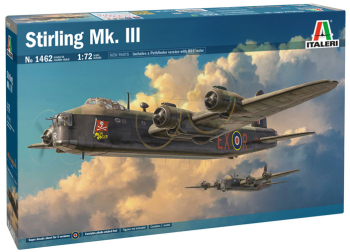 Kit de construit avion Stirling Mk. III / Lungime 36.9 cm / Scara 1 72 / 14+ 