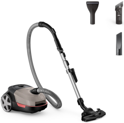 Aspirator cu sac Philips seria 5000 XD5122/10, 900W, Filtru HEPA, 77 db, cap de aspirare TriActive, cap nou de aspirare pentru tapiterie 
