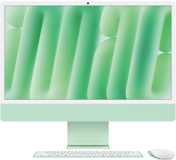 All-In-One PC Apple iMac 24 inch 4.5K Retina Procesor Apple M4 24GB RAM 512GB SSD 10 core GPU macOS Sequoia INT keyboard Green 