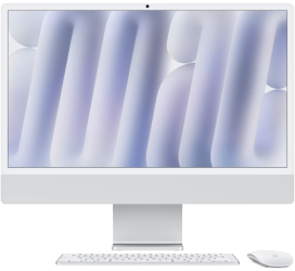 All-In-One PC Apple iMac 24 inch 4.5K Retina Procesor Apple M4 24GB RAM 512GB SSD 10 core GPU macOS Sequoia INT keyboard Silver