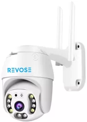 Camera de Supraveghere REVOSE 5MP 2560x1920 Aplicatie Dedicata Intelligent Tracking Rotire Alarma miscare Interior si Exterior Card 32GB 