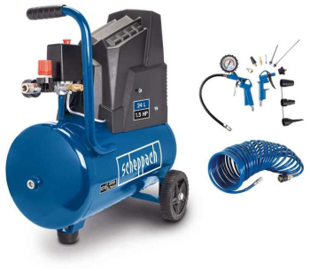 Compresor cu doi cilindri HC30o Scheppach 5906146901 1100 W 24l 8 bari 
