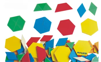 Forme geometrice diverse Miniland 250 buc 