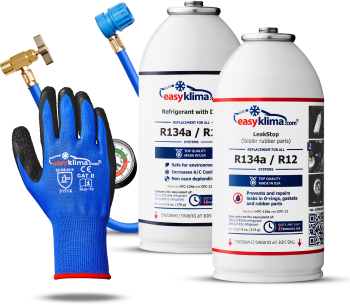 Kit de umplere EasyKlima A/C cu etansant LeakStop R134a 