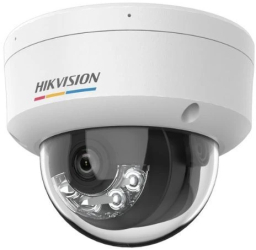 Camera IP 2MP ColorVu lentila 4mm Smart Hybrid Light IR 30m lumina alba 30m microfon PoE IK08 - Hikvision DS-2CD1127G2H-LIU(4mm) 