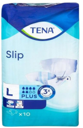 Scutece pentru incontinenta Tena Slip Plus Large ConfioAir 10 buc