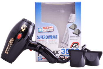 Uscator profesional de par Parlux 3500 SuperCompact 2000W 4 setari temperatura Negru 