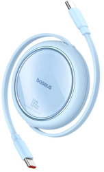 Cablu de Date Type-C la Type-C 100W 1m - Baseus Free2Draw Mini P10364500311-00 - Galaxy Blue 