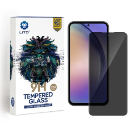 Folie pentru iPhone 15 Pro - Lito 2.5D Classic Glass - Privacy 