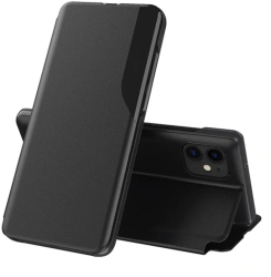 Husa pentru iPhone 12 / iPhone 12 Pro - Techsuit eFold Series - Black 