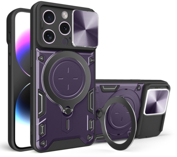 Husa pentru iPhone 15 Pro - Techsuit CamGuard Pro - Purple 