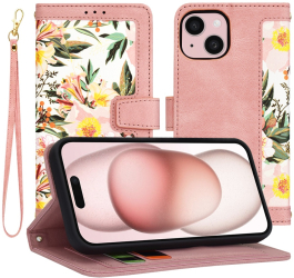 Husa pentru iPhone 15 - Techsuit FlipCraft - Sweetheart Pink 