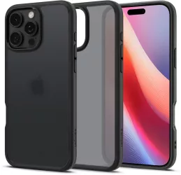 Husa pentru iPhone 16 Pro - Spigen Ultra Hybrid - Frost Black 