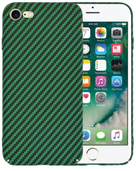 Husa pentru iPhone 7 / iPhone 8 / iPhone SE 2 SE 2020 / iPhone SE 3 SE 2022 - Techsuit Carbonite FiberShell - Green 