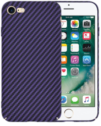 Husa pentru iPhone 7 / iPhone 8 / iPhone SE 2 SE 2020 / iPhone SE 3 SE 2022 - Techsuit Carbonite FiberShell - Purple 