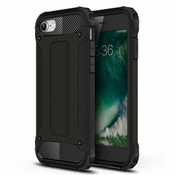 Husa pentru iPhone 7 / iPhone 8 / iPhone SE 2 SE 2020 / iPhone SE 3 SE 2022 - Techsuit Hybrid Armor - Black 