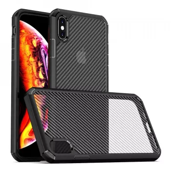 Husa pentru Iphone X / iPhone XS - Techsuit CarbonFuse - Black 