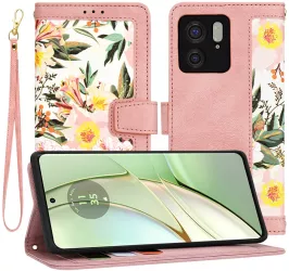 Husa pentru Motorola Edge 40 / Edge 2023 - Techsuit FlipCraft - Sweetheart Pink 