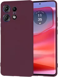 Husa pentru Motorola Edge 50 Pro - Techsuit SoftFlex - Plum Red 