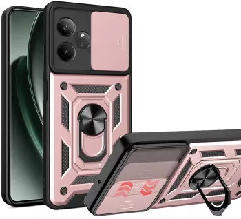 Husa pentru Realme GT 6 / GT 6T - Techsuit CamShield Series - Rose Gold 