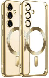 Husa pentru Samsung Galaxy S25 Plus - Techsuit Luxury Crystal MagSafe - Gold 