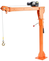 Macara cu troliu electric pentru camionete Capacitate 500 kg Control pivotant 360° Brat telescopic 