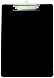 Clipboard EVOffice din Carton Plastifiat Simplu A4 Culoare Neagra - EVCP4N 