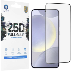 Folie pentru Samsung Galaxy S24 Plus / S25 Plus - Lito 2.5D FullGlue Glass Ultra Thin - Black 