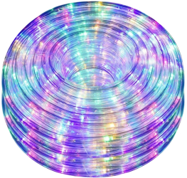 Furtun LED multicolor R12 20 metri 8 jocuri de lumini 