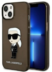 Husa iPhone 14 Plus - Karl Lagerfeld Hardcase KLHCP14MHNIKTCK - Ikonik Karl Lagerfeld 