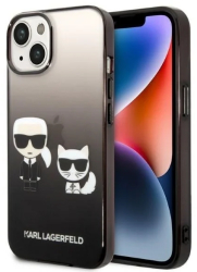 Husa iPhone 14 Plus - Karl Lagerfeld Hardcase KLHCP14MTGKCK - Gradient Ikonik Karl&Choupette 