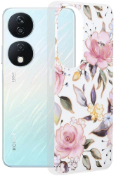 Husa pentru Honor X7b / X7b 5G / 90 SMART - Techsuit Marble Series - Chloe White 