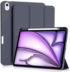 Husa pentru iPad Air 11A 2024 - Techsuit Flex Trifold - Dark Blue 
