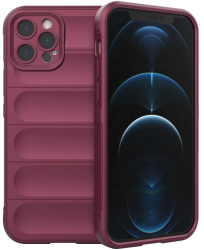 Husa pentru iPhone 12 Pro Max - Techsuit Magic Shield - Bordeaux 
