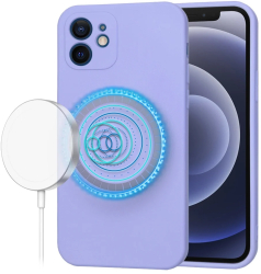 Husa pentru iPhone 12 - Techsuit SoftFlex MagSafe - Light Purple 