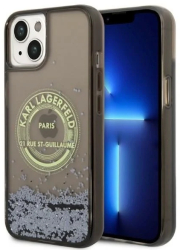 Husa pentru iPhone 14 Plus - Karl Lagerfeld Hardcase Liquid Glitter KLHCP14MLCRSGRK - RSG 