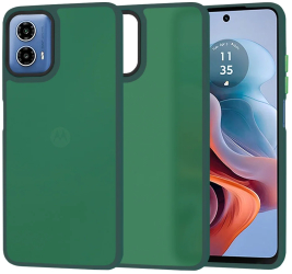 Husa pentru Motorola Moto G34 / Moto G45 - Techsuit HaloFrostA Series - Midnight Green 